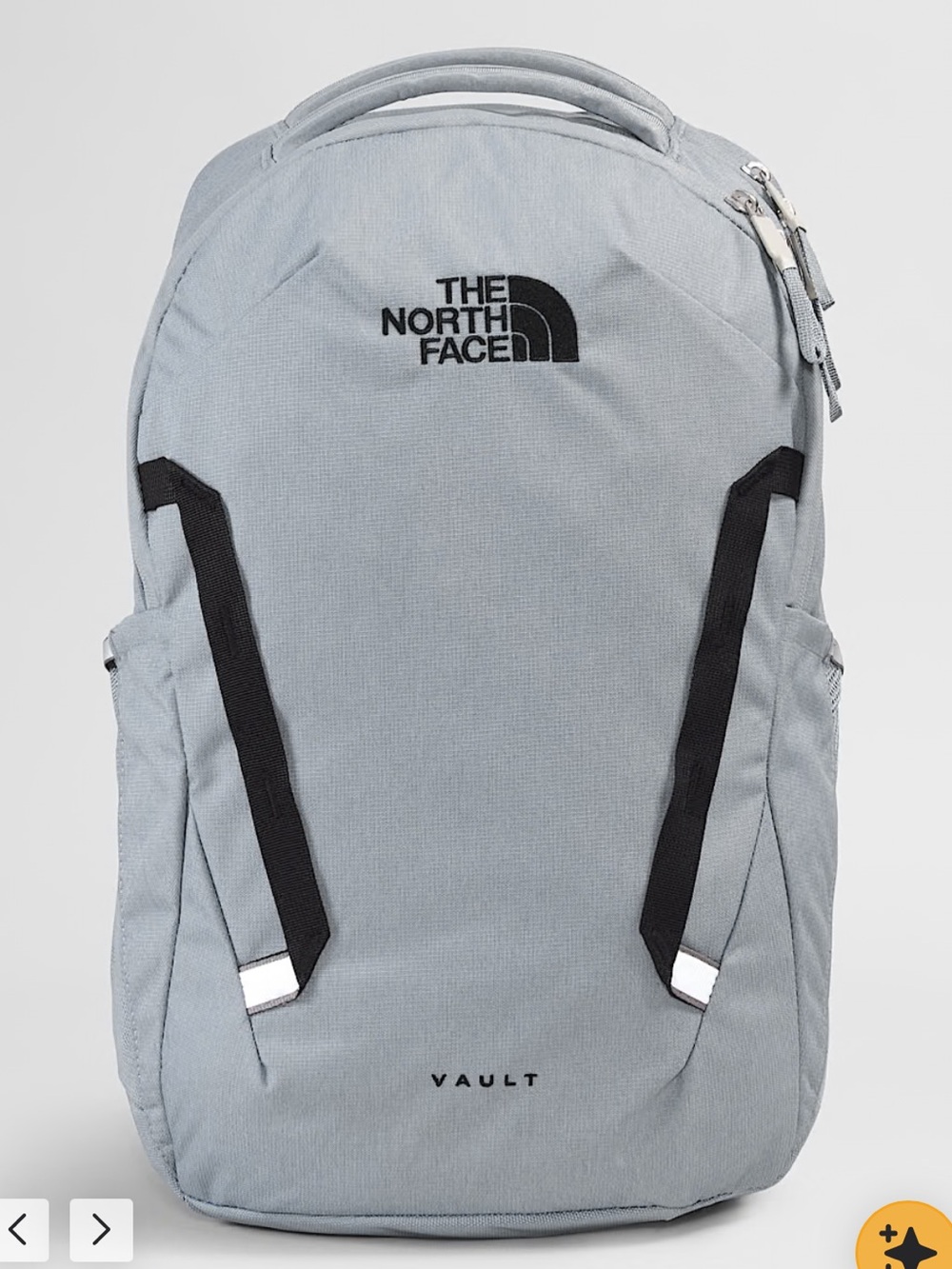 The North Face Adult Vault Backpack Campus Dark Grey NWT Padded Panel Laptop